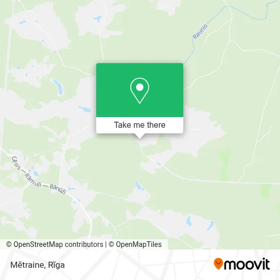 Mētraine map
