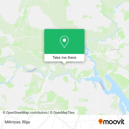 Mētriņas map