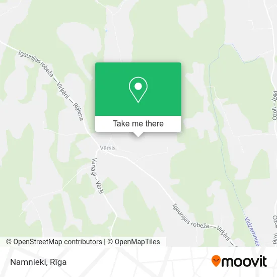 Namnieki map