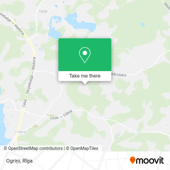 Ogriņi map