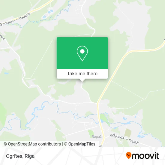 Ogrītes map