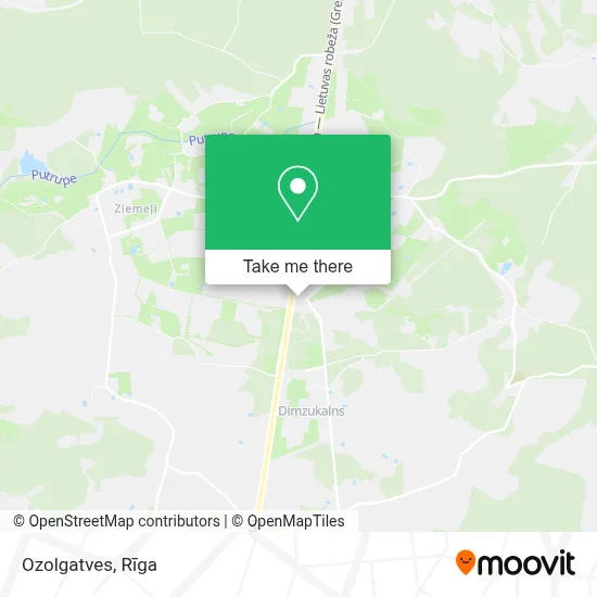 Ozolgatves map