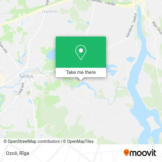 Ozoli map