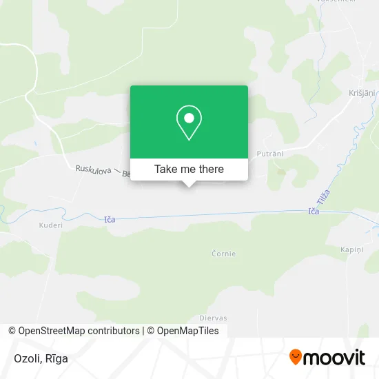 Ozoli map
