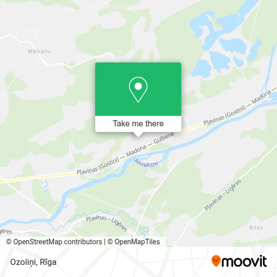 Ozoliņi map