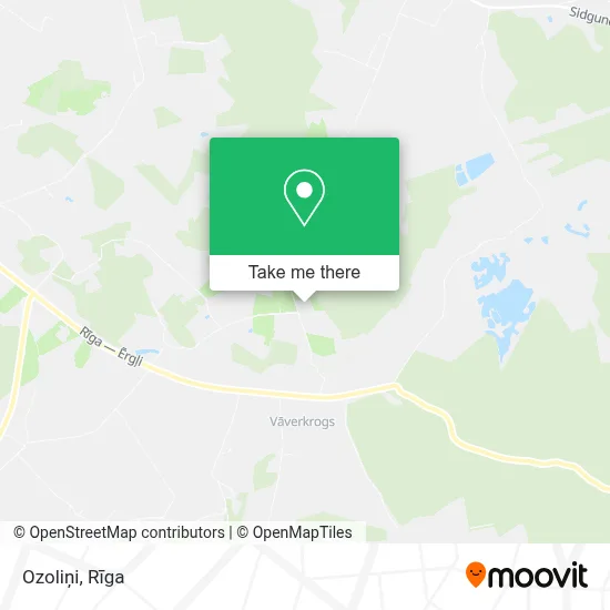 Ozoliņi map