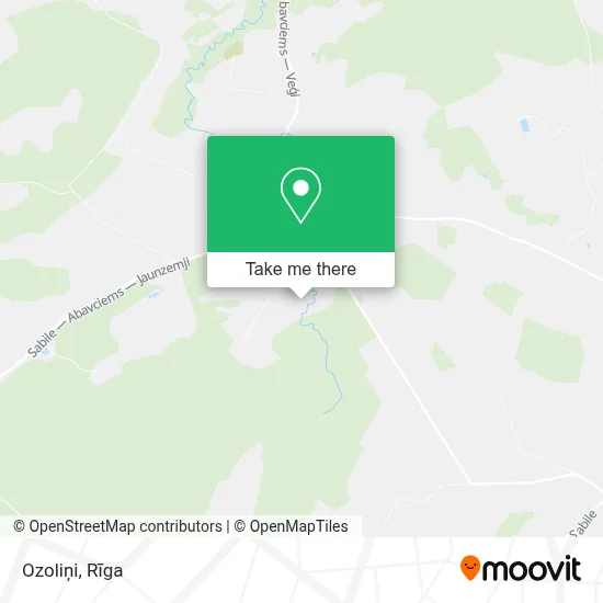 Ozoliņi map