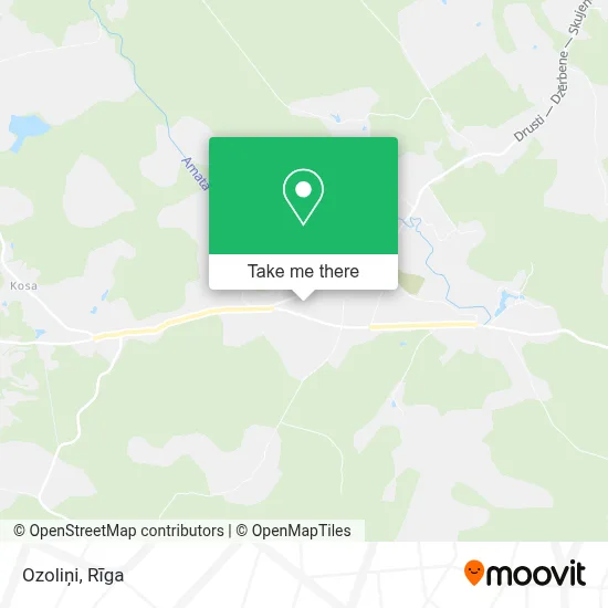 Ozoliņi map