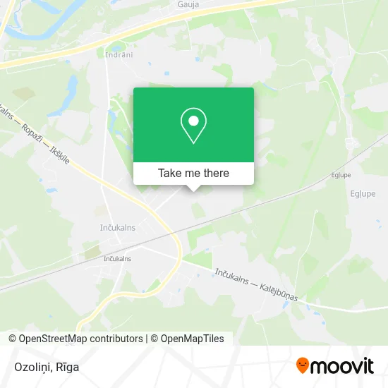 Ozoliņi map