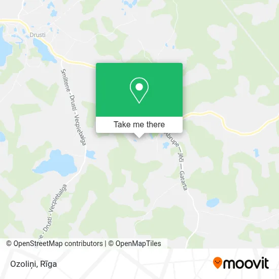 Ozoliņi map