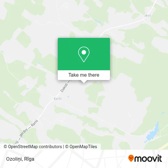 Ozoliņi map
