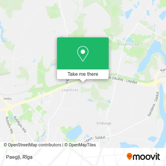 Paegļi map
