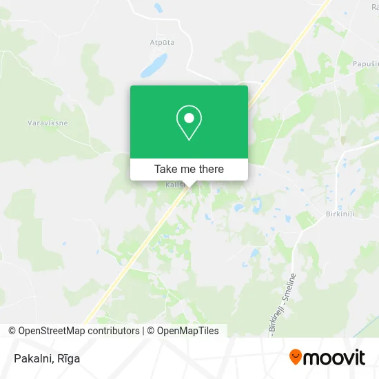Pakalni map