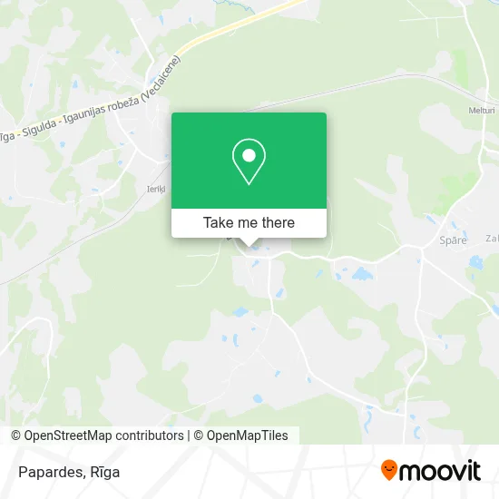 Papardes map