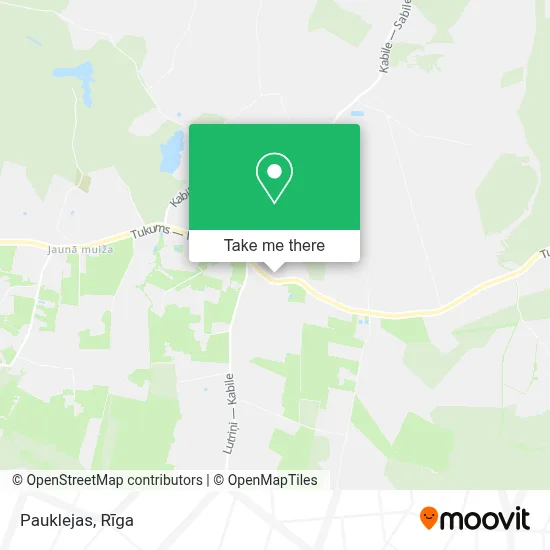 Pauklejas map