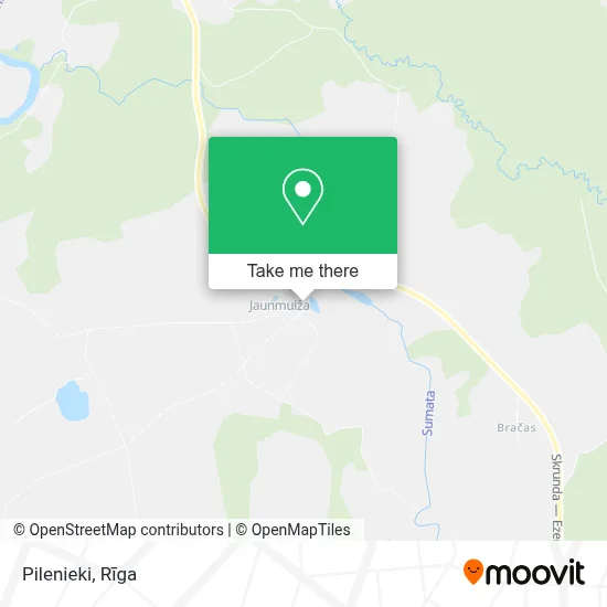 Pilenieki map