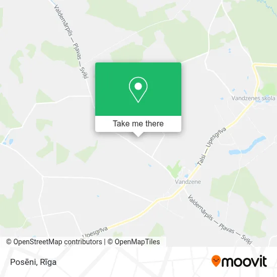 Posēni map