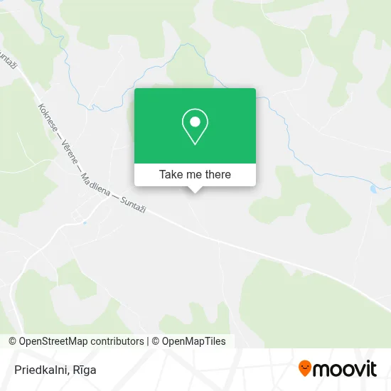 Priedkalni map