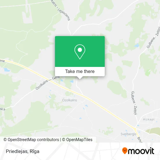 Priedlejas map