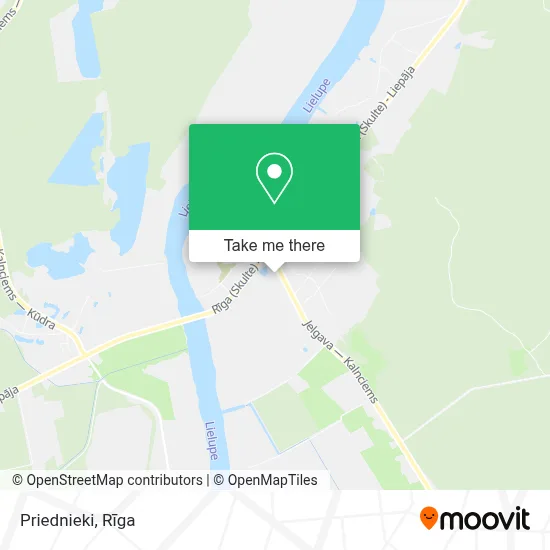 Priednieki map