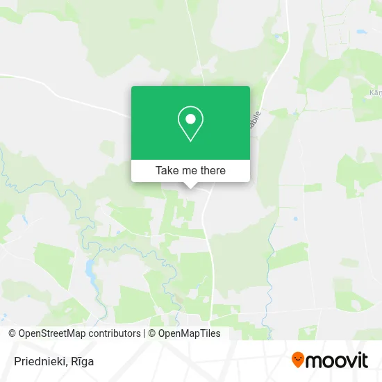 Priednieki map