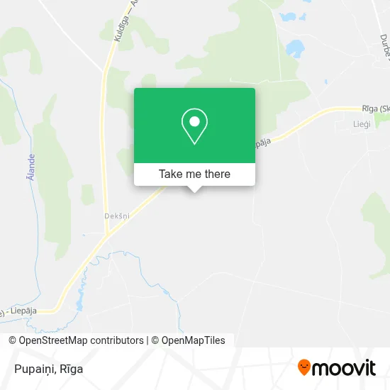 Pupaiņi map