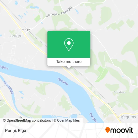 Puriņi map