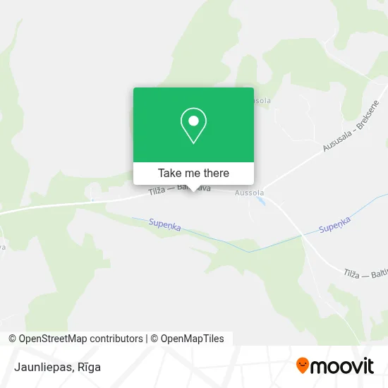 Jaunliepas map