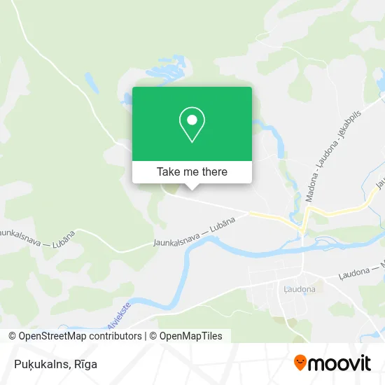 Puķukalns map