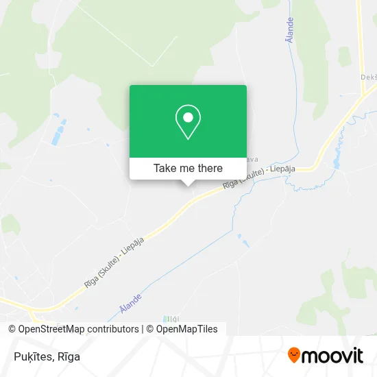 Puķītes map