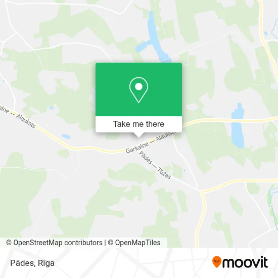 Pādes map