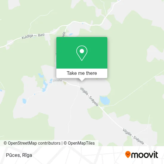 Pūces map