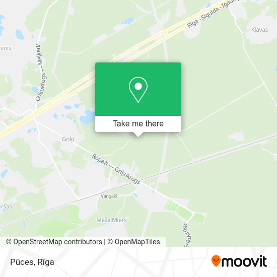 Pūces map