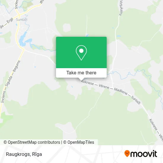 Raugkrogs map