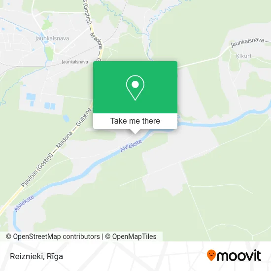 Reiznieki map