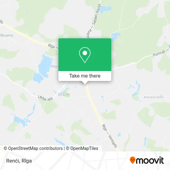 Renči map