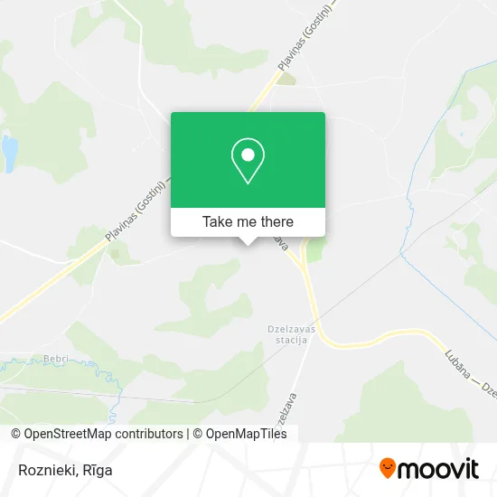 Roznieki map