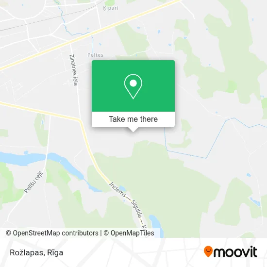 Rožlapas map
