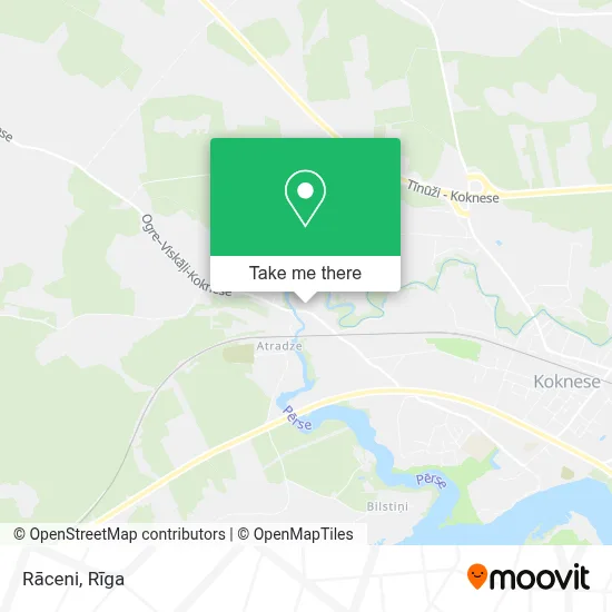 Rāceni map