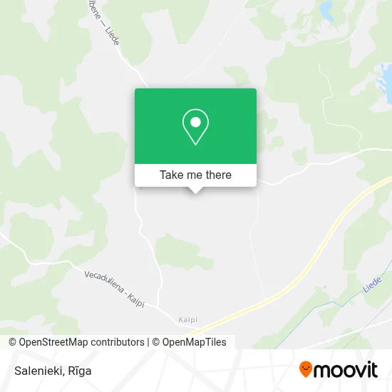 Salenieki map