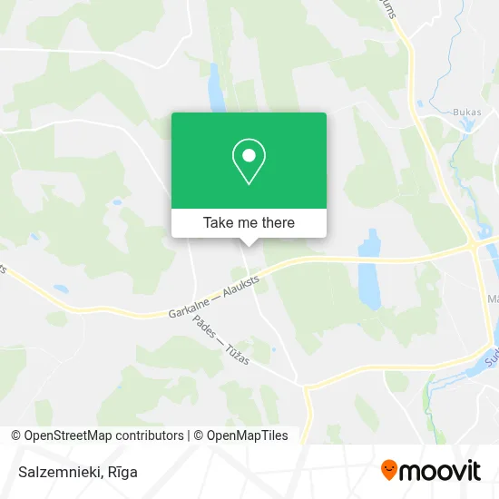 Salzemnieki map