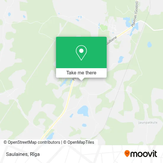 Saulaines map