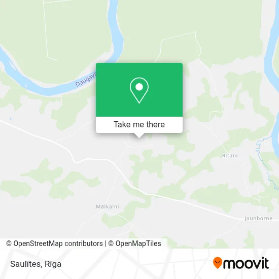 Saulītes map