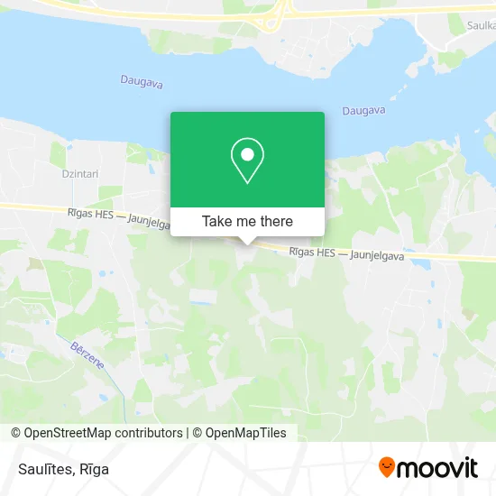 Saulītes map