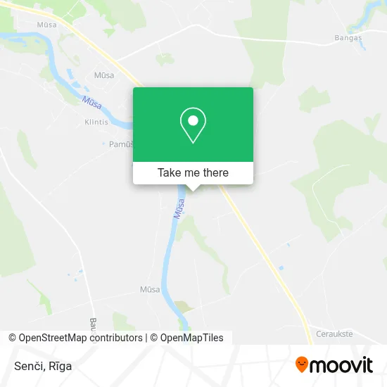 Senči map