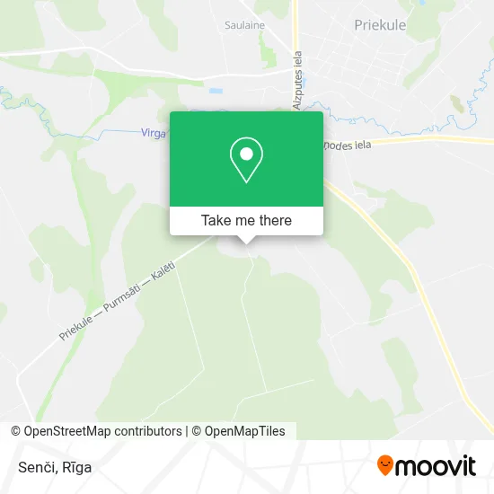 Senči map