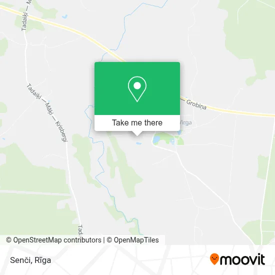 Senči map
