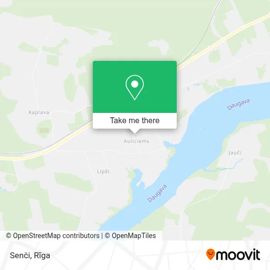 Senči map
