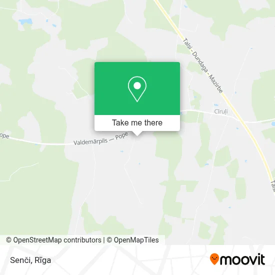Senči map