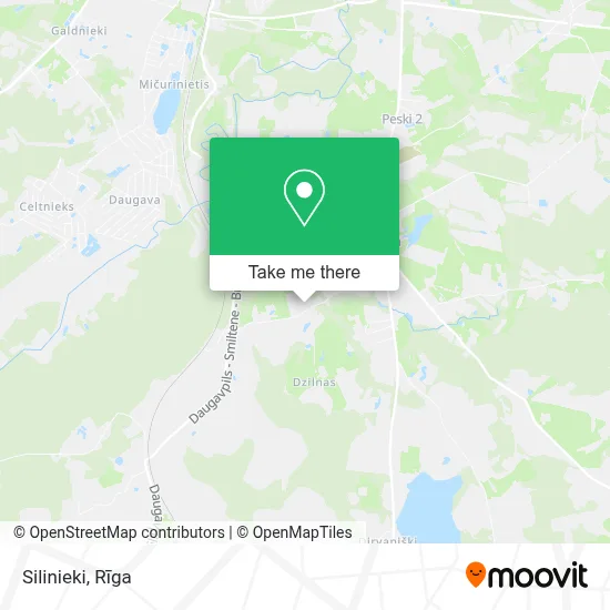 Silinieki map